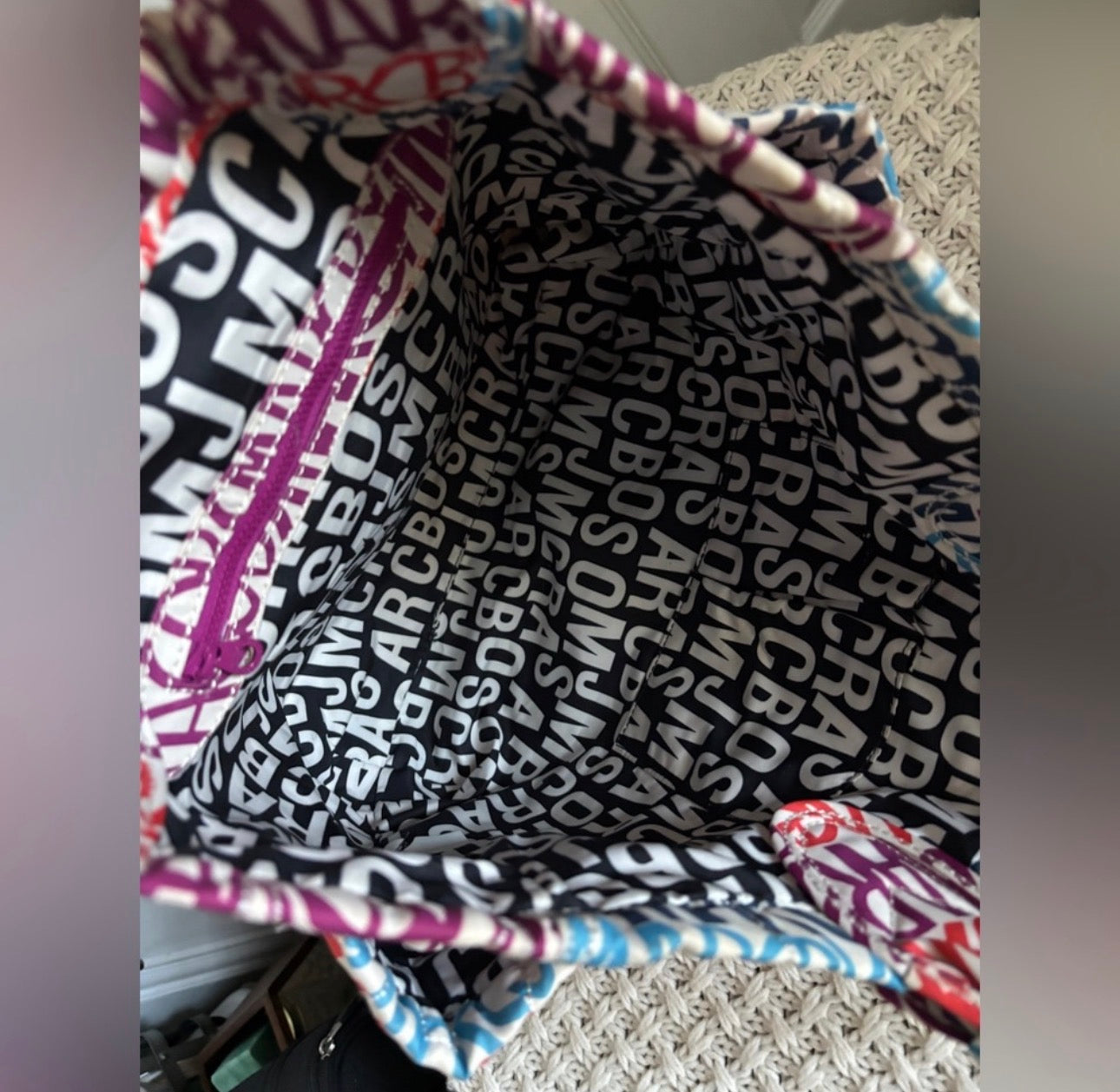 Marc Jacobs Colorful Canvas Hobo