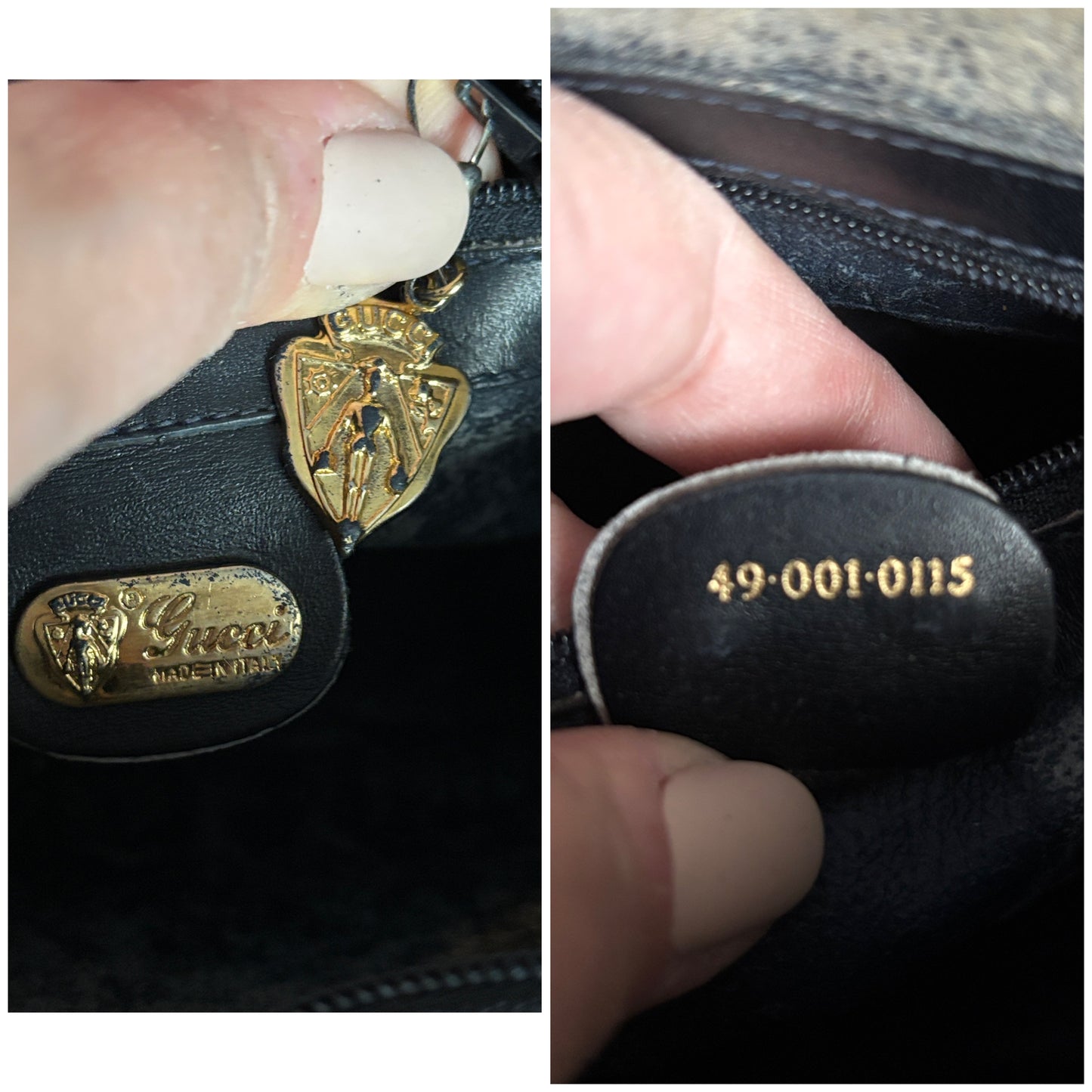 Vintage Gucci Micro GG Crossbody Bag