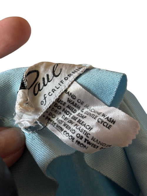 Vintage Paul of California Blue Shirt Dress