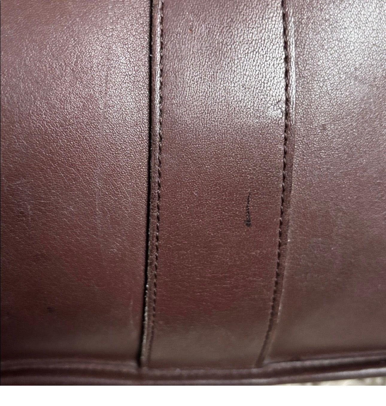 Vintage Coach Mahogany Portfolio Bag