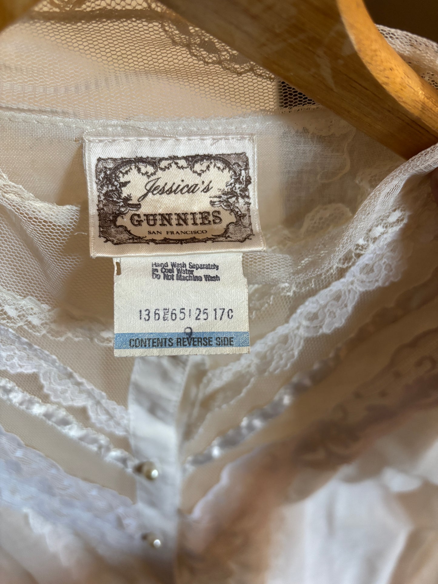 Vintage Late 70’s-Early 80’s Gunne Sax “Jessica’s Gunnies” Blouse