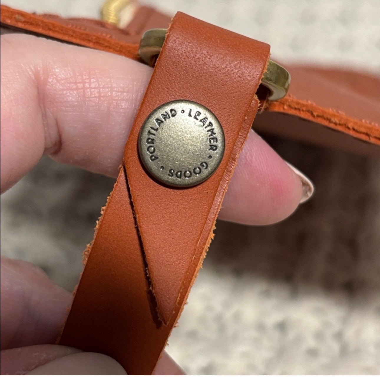 NWOT Portland Leather Goods Adriana Wristlet