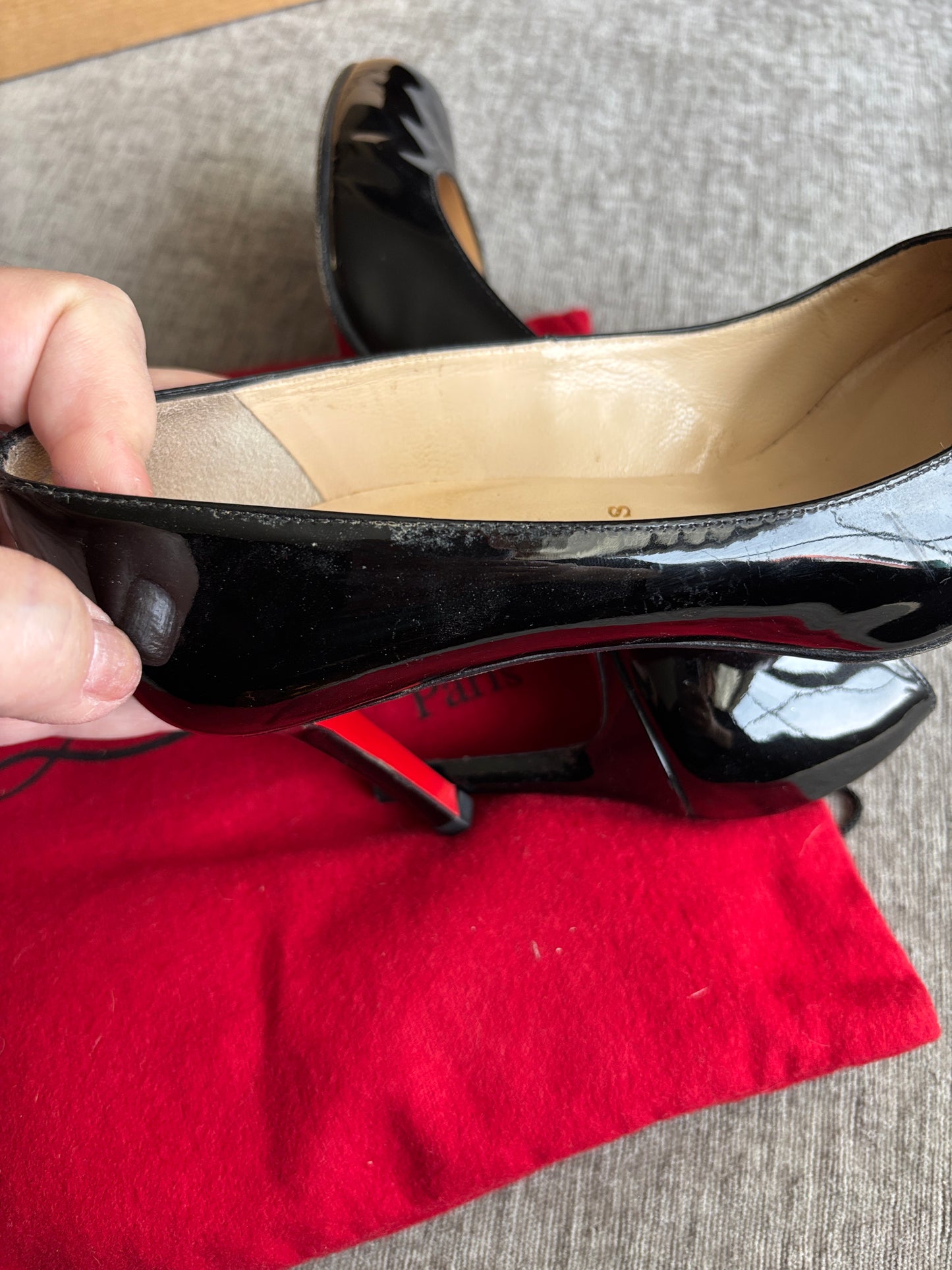 Louboutin Patent Leather Pumps