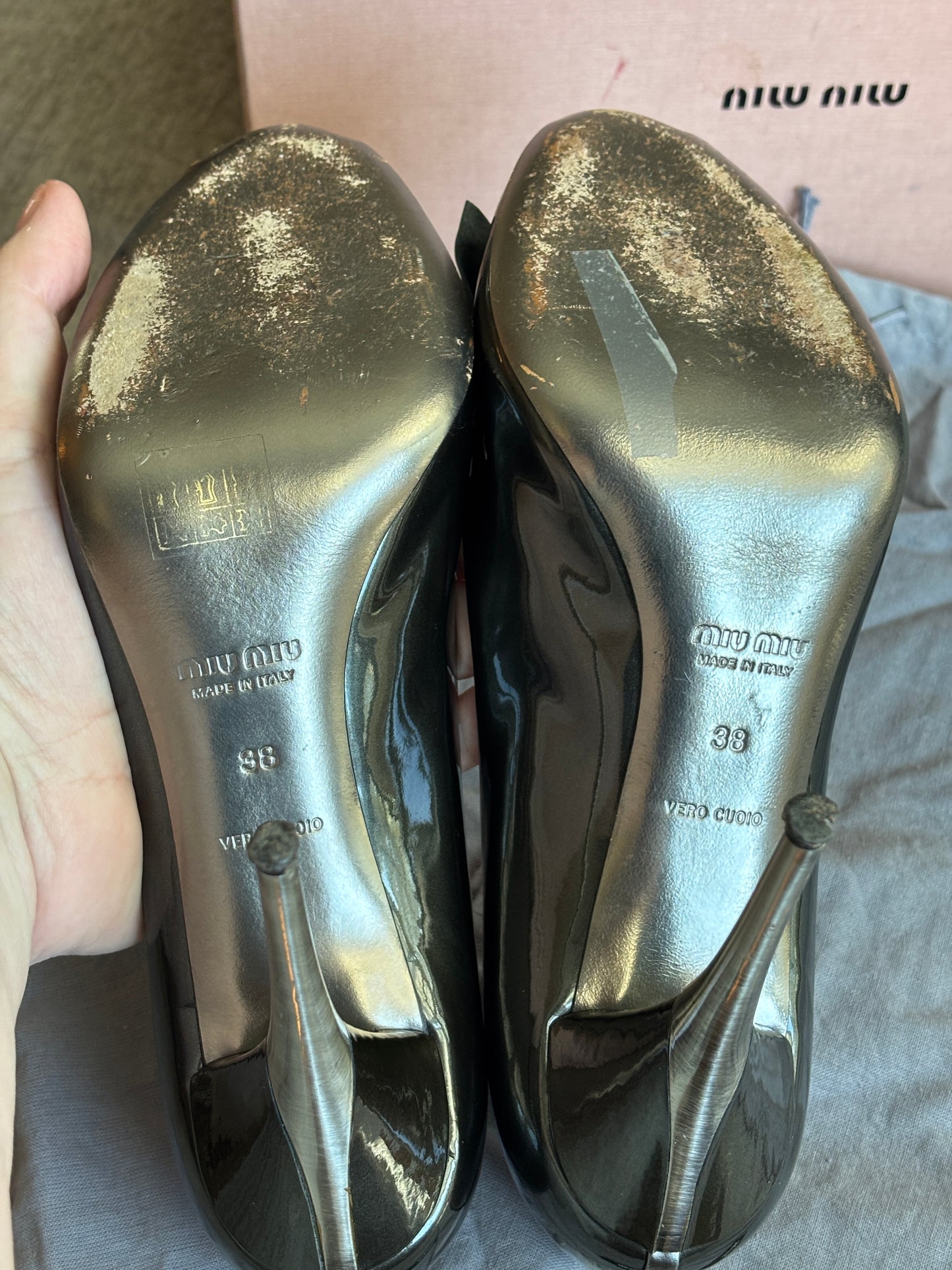 MIU MIU Patent Leather Pumps