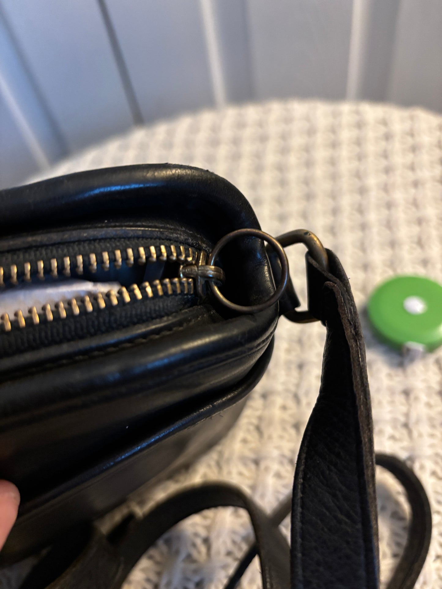 Vintage Coach Anderson Zip, Black