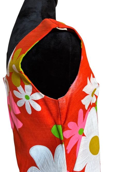 Vintage Tohki Hawaii Floral Maxi Dress