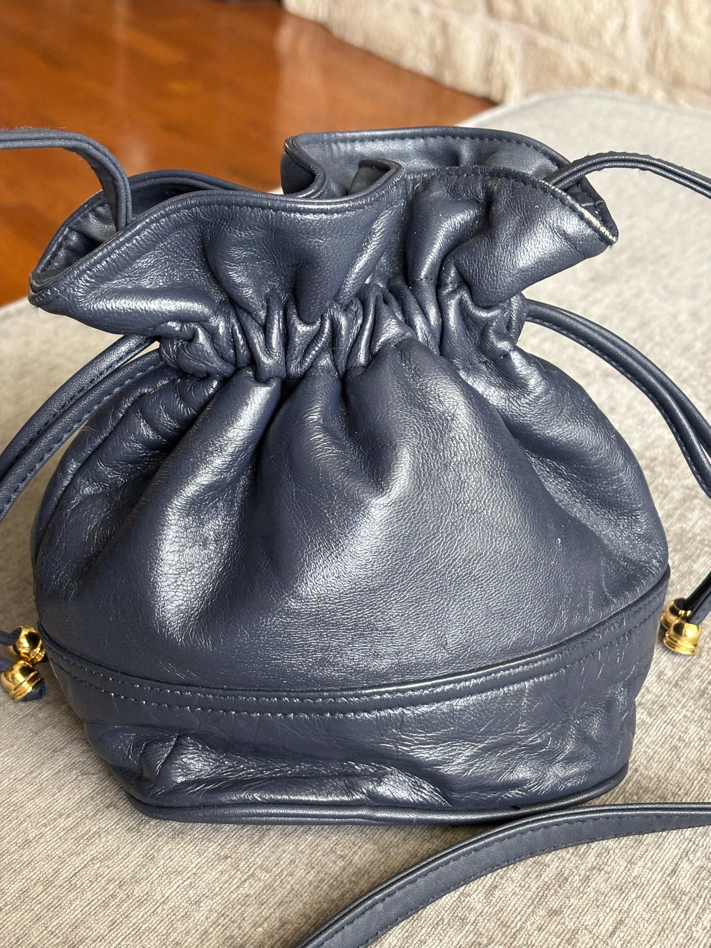 Vintage Drawstring Bag