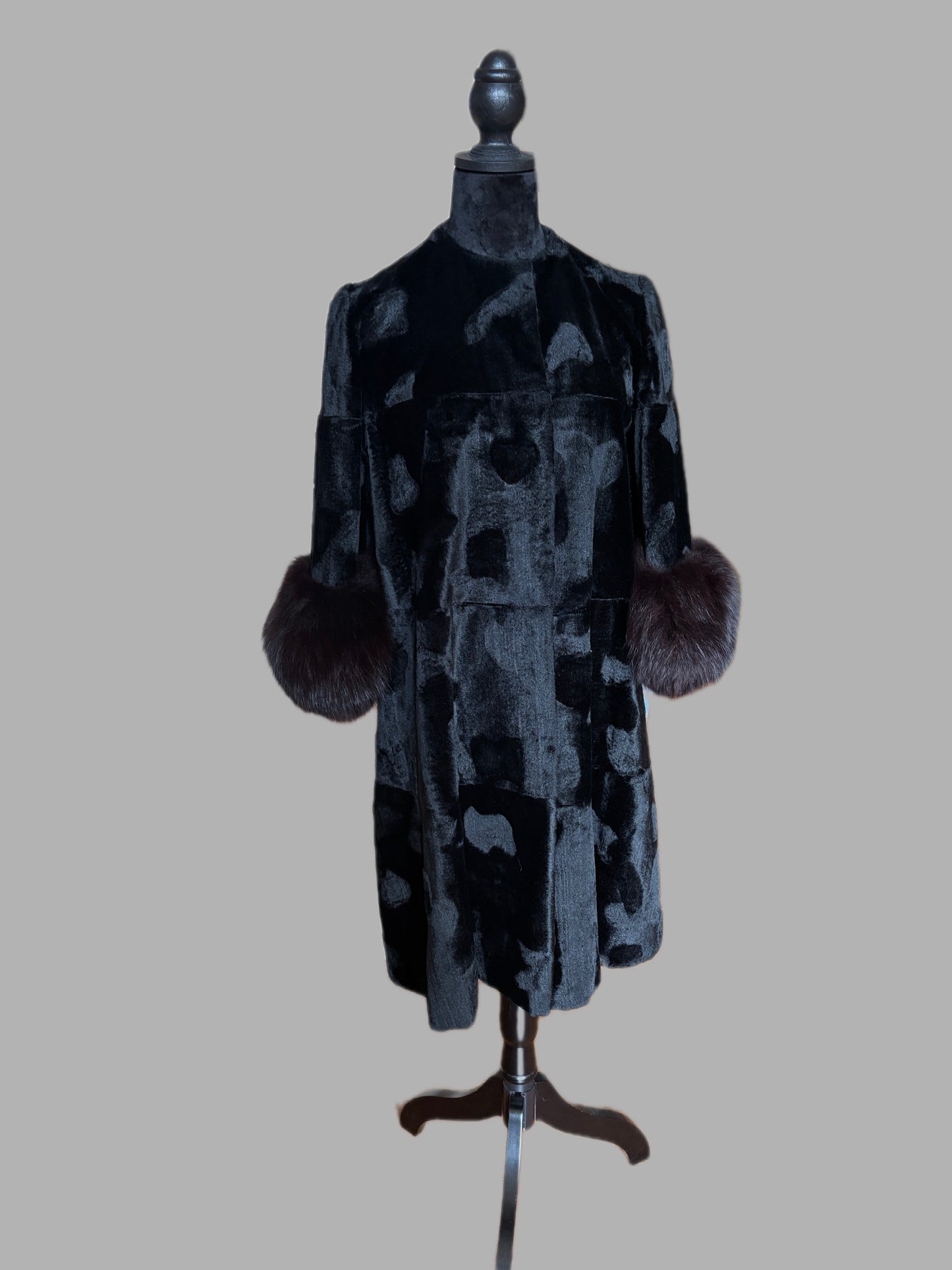Lilly Anne Coat with Fur Cuffs