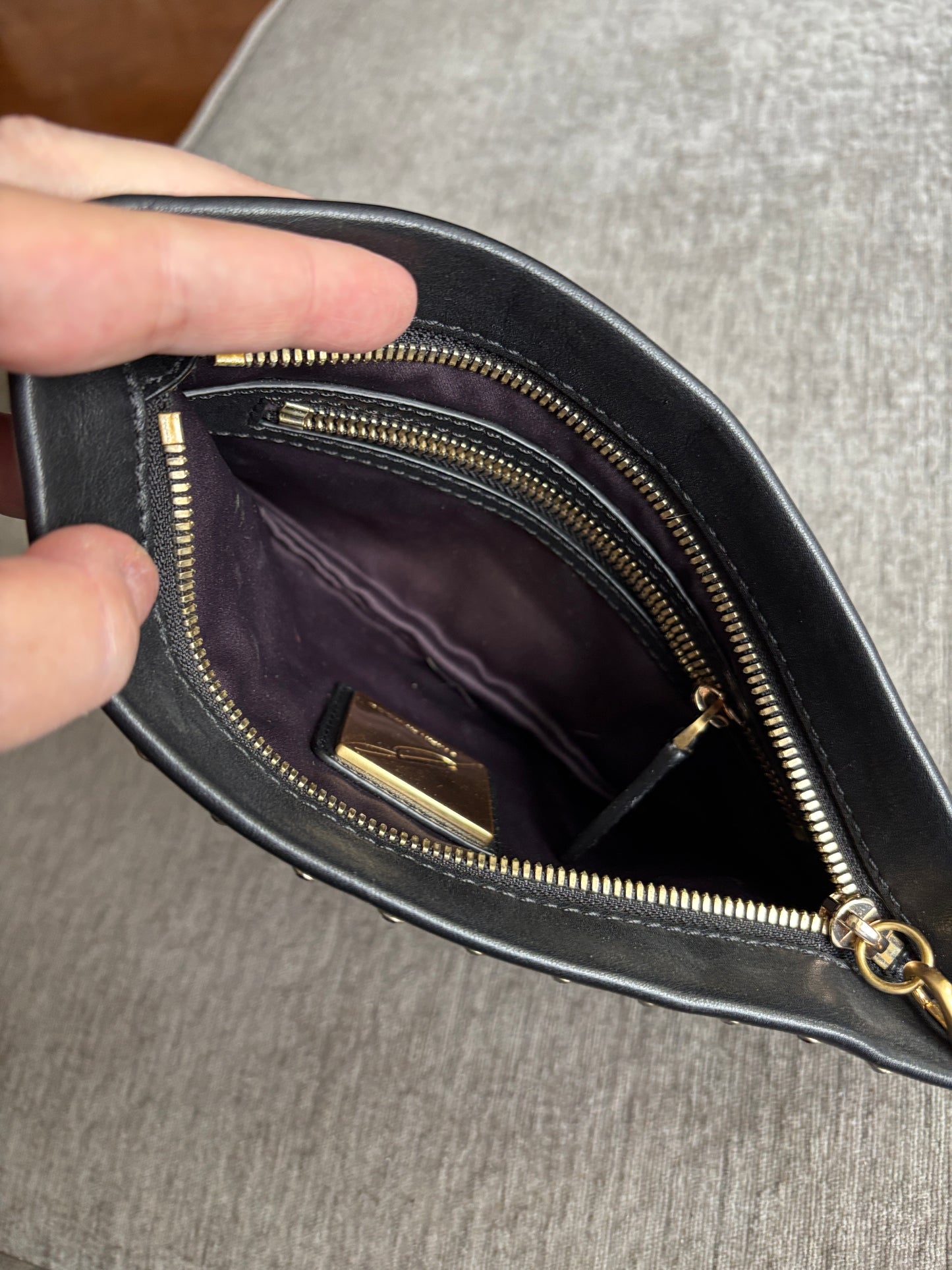NWOT Brian Atwood Jeweled Clutch