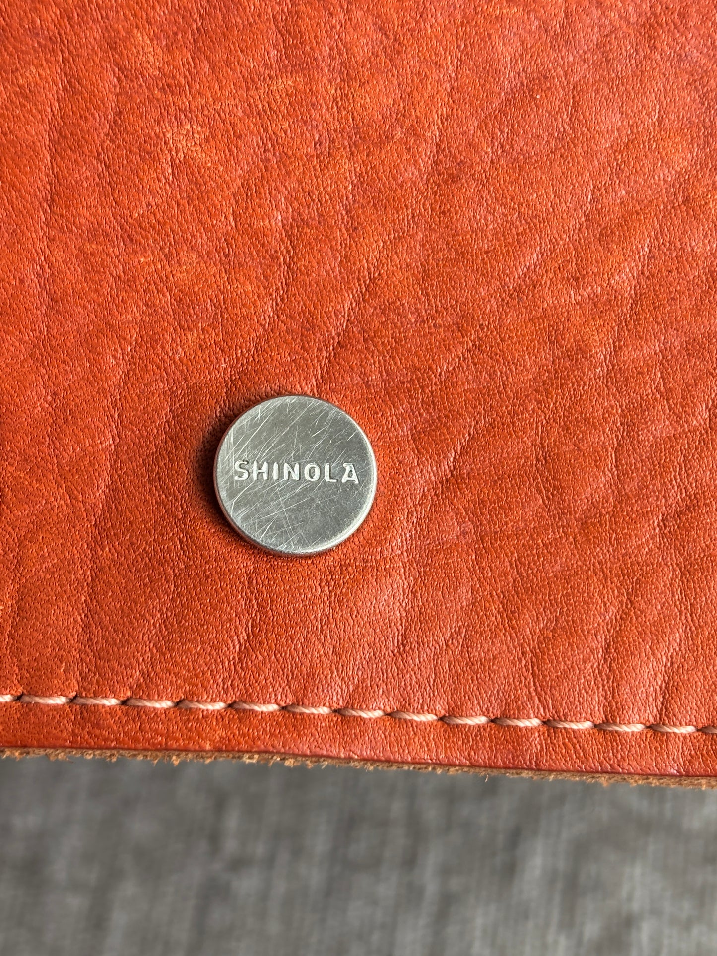 EUC Shinola Brown Leather Convertible Crossbody