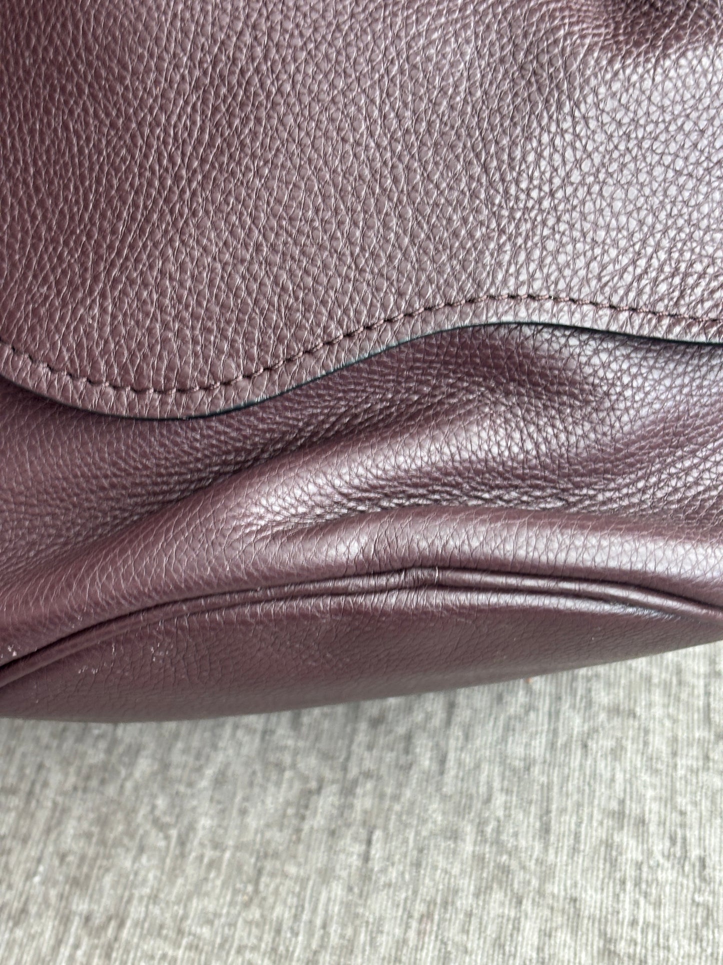 Coach Floral Embroidered Petal Bag, Oxblood