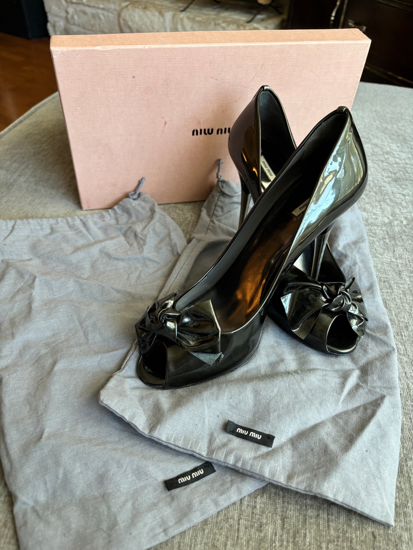 MIU MIU Patent Leather Pumps