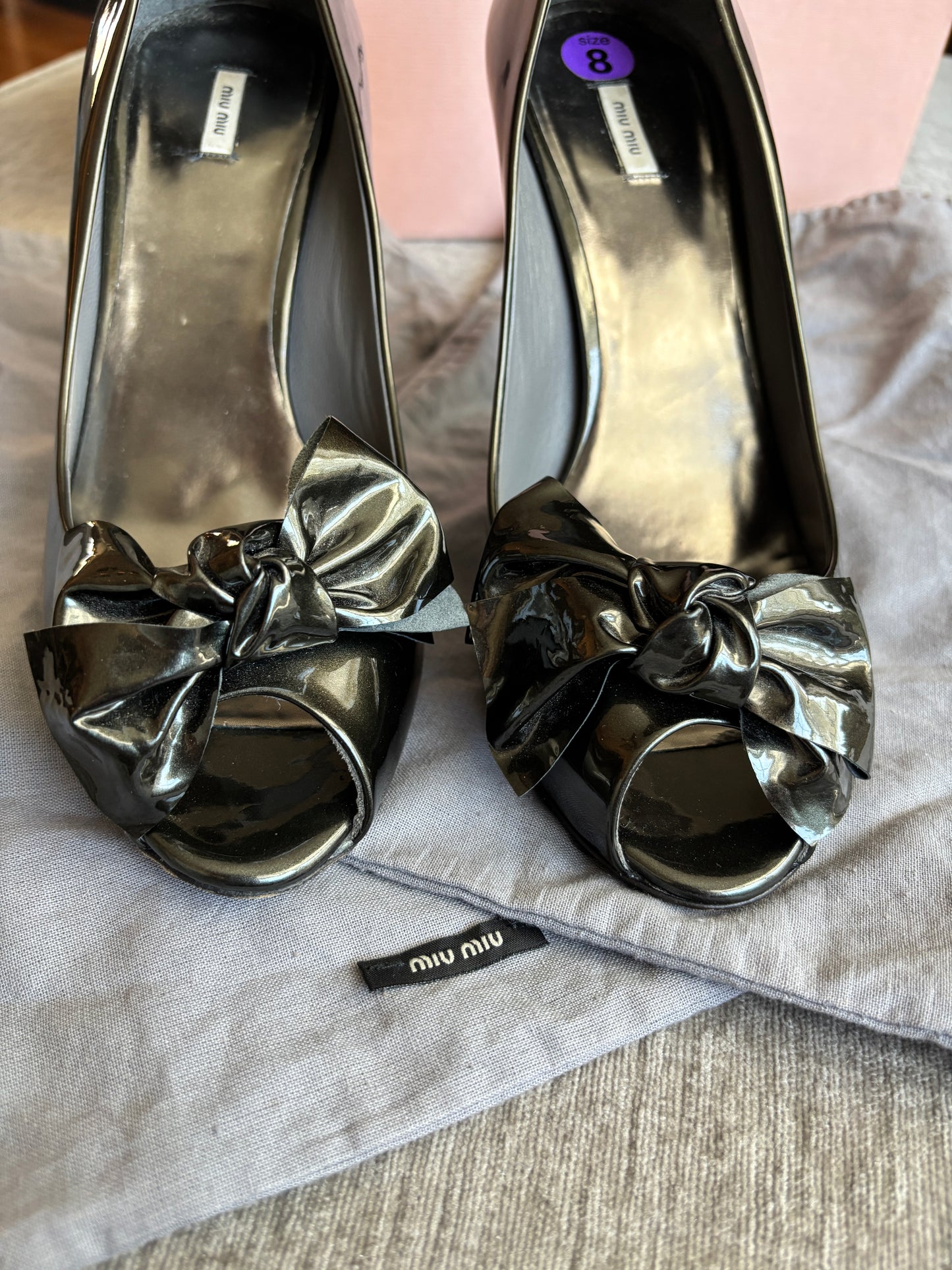 MIU MIU Patent Leather Pumps