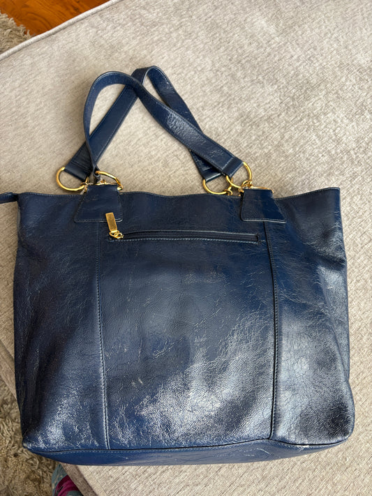 HOBO Navy Blue Large Tote