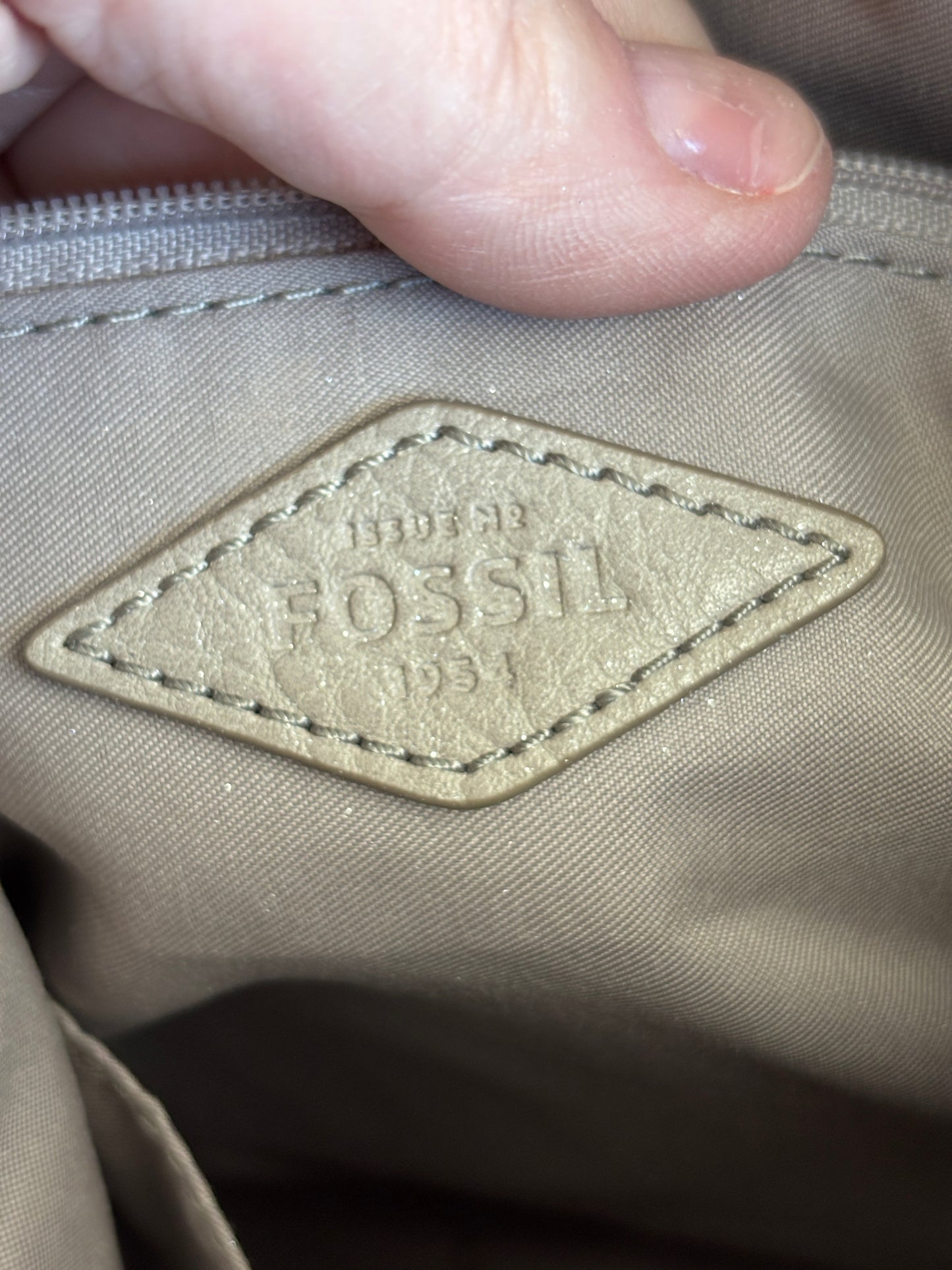 EUC Fossil Taupe Bag with Removable Long Strap