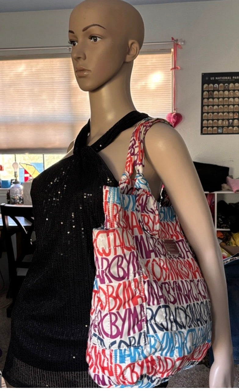 Marc Jacobs Colorful Canvas Hobo