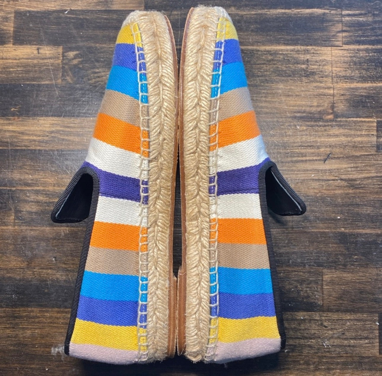 Celine Canvas Striped Espadrilles