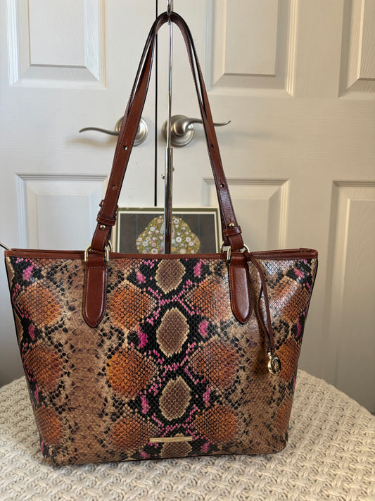Brahmin Snake Print Tote