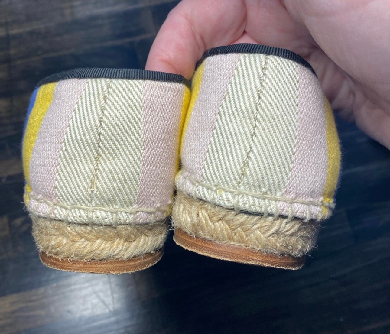Celine Canvas Striped Espadrilles