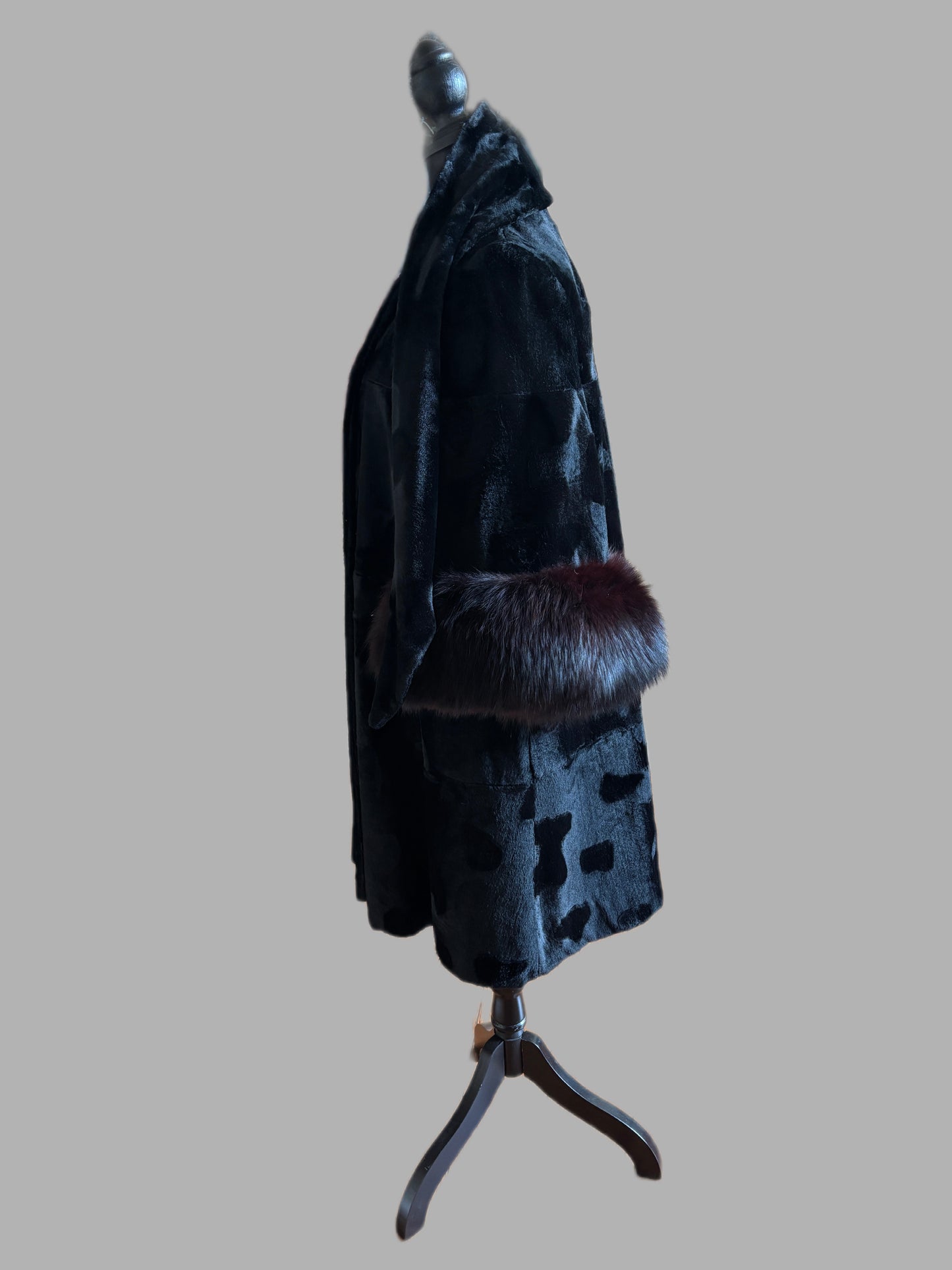 Lilly Anne Coat with Fur Cuffs