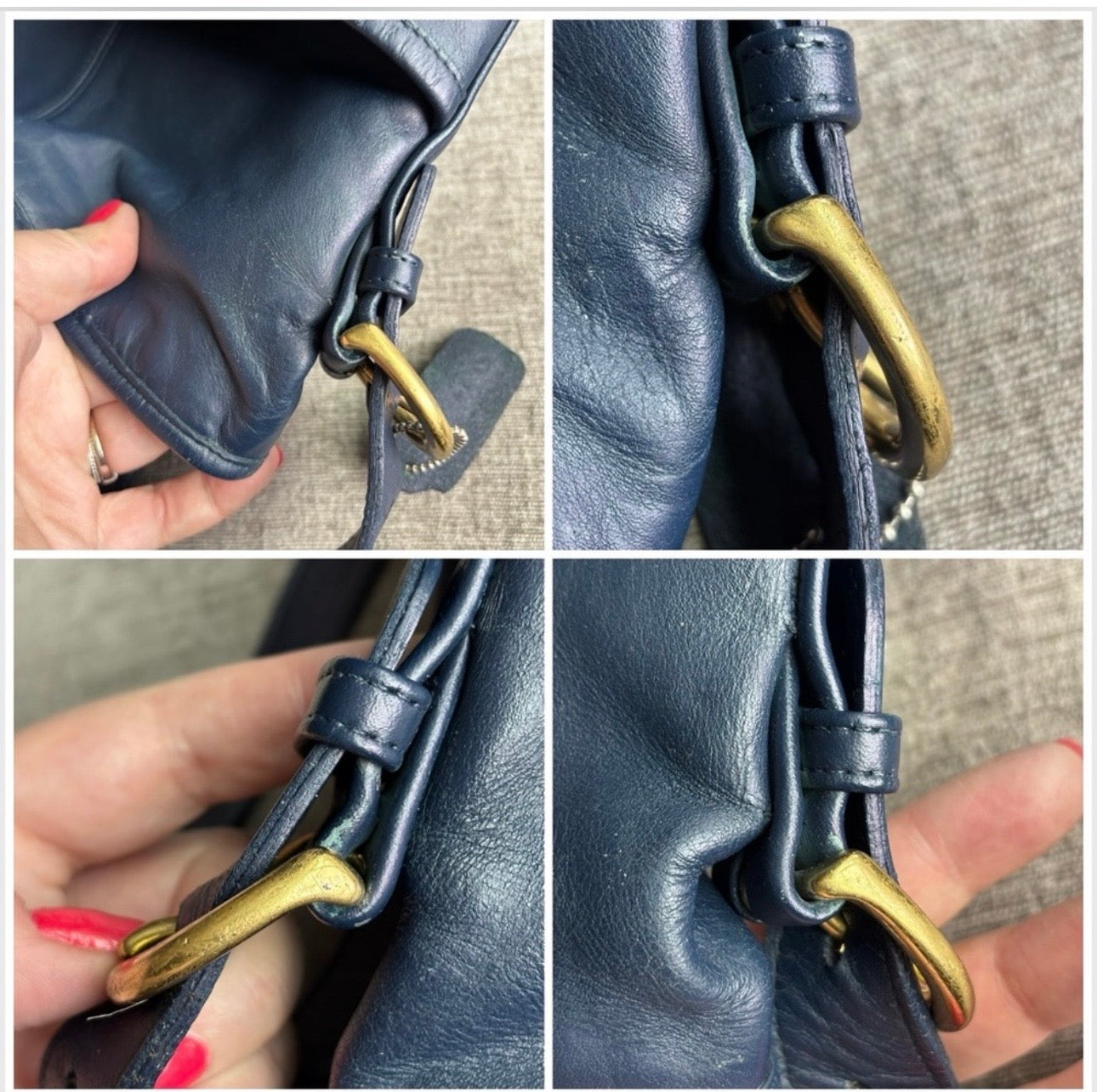 Vintage Coach Bleeker Bucket Bag, #4153