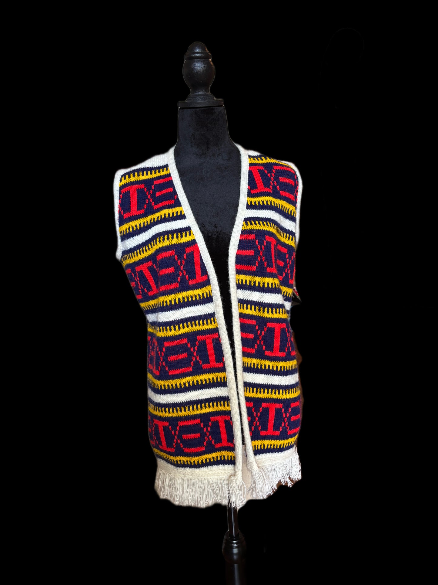 Vintage Striped Cardigan