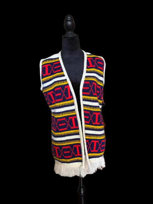 Vintage Striped Cardigan