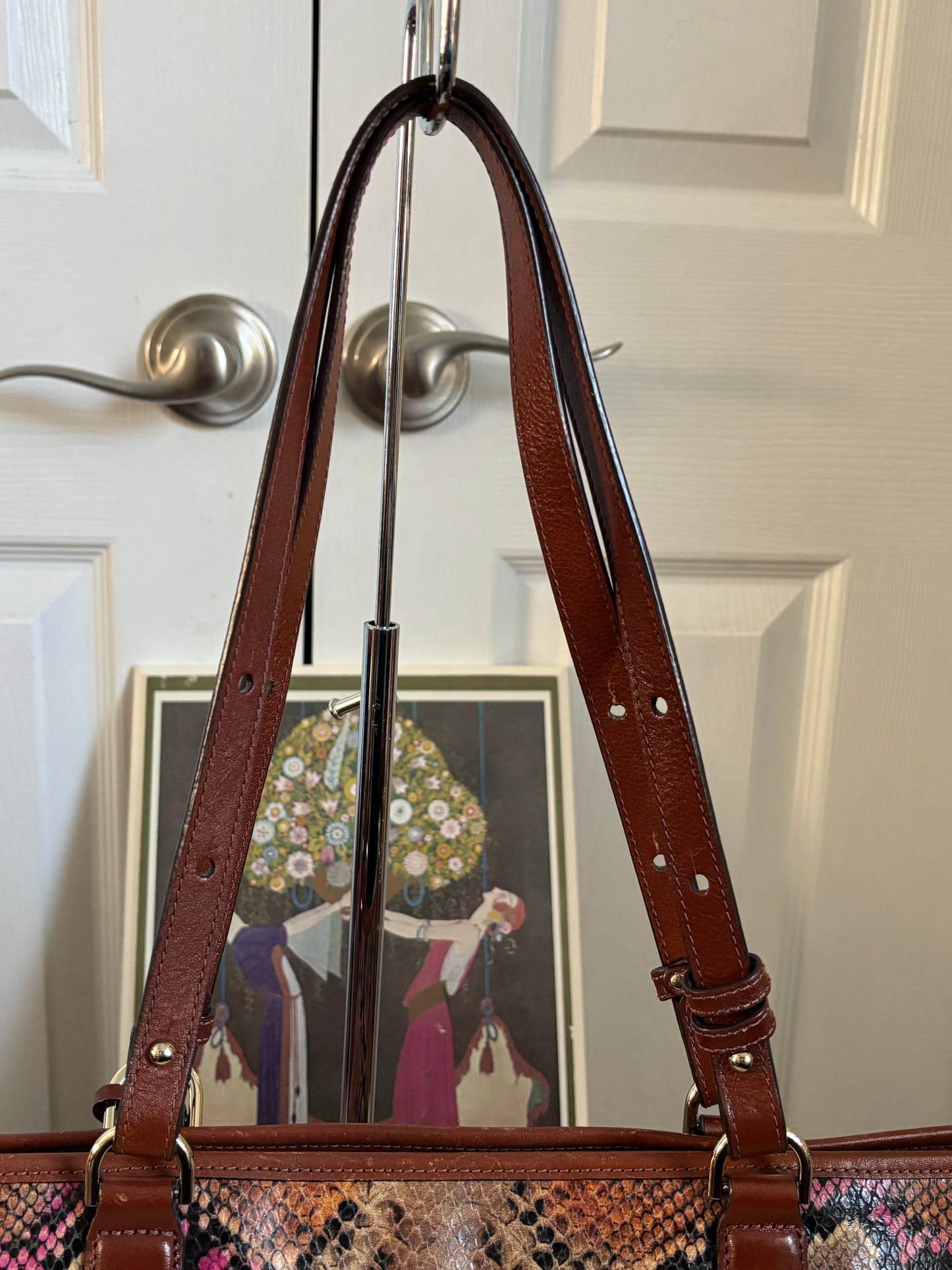 Brahmin Snake Print Tote