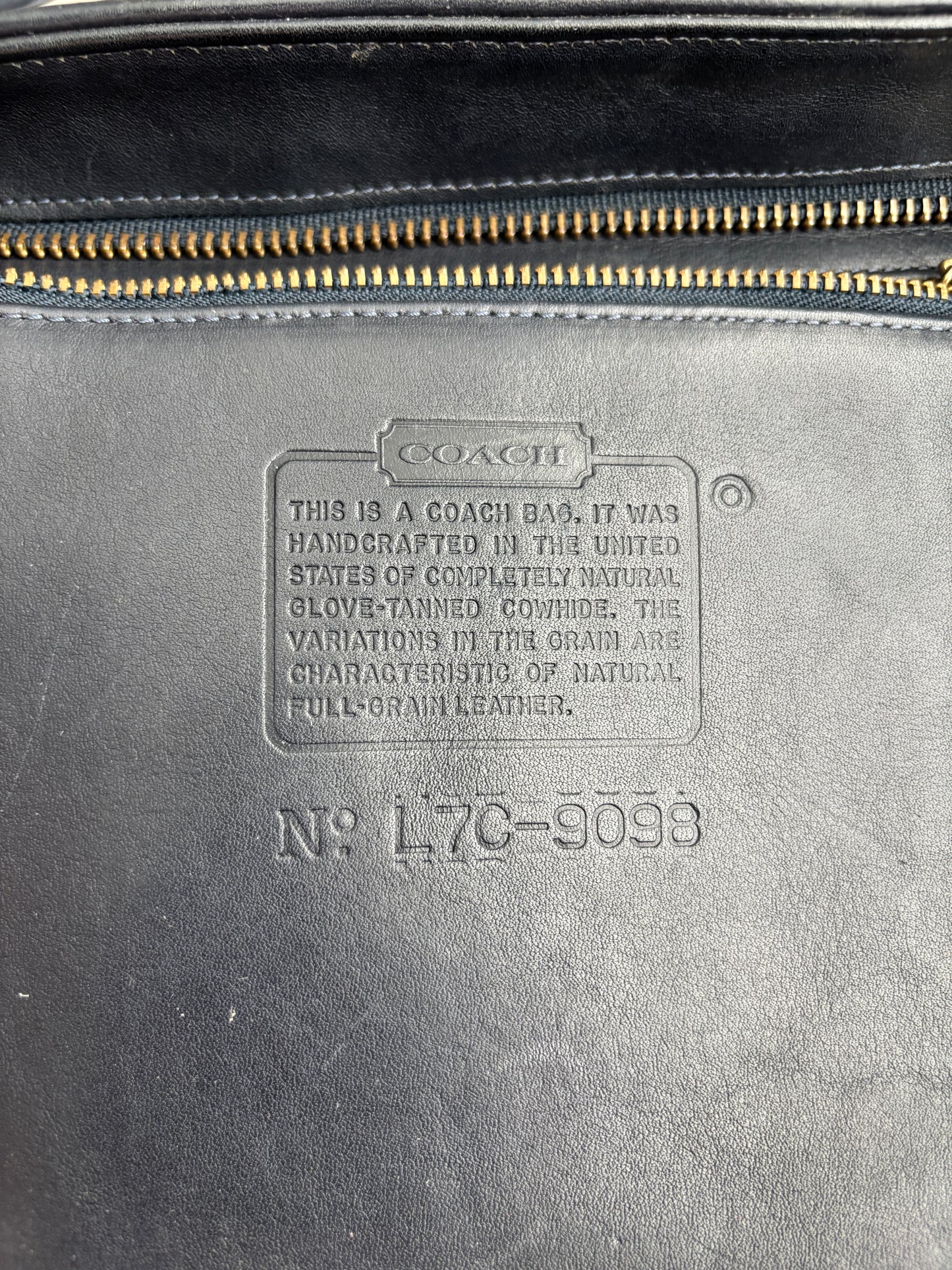 Vintage Coach Tribeca, Black