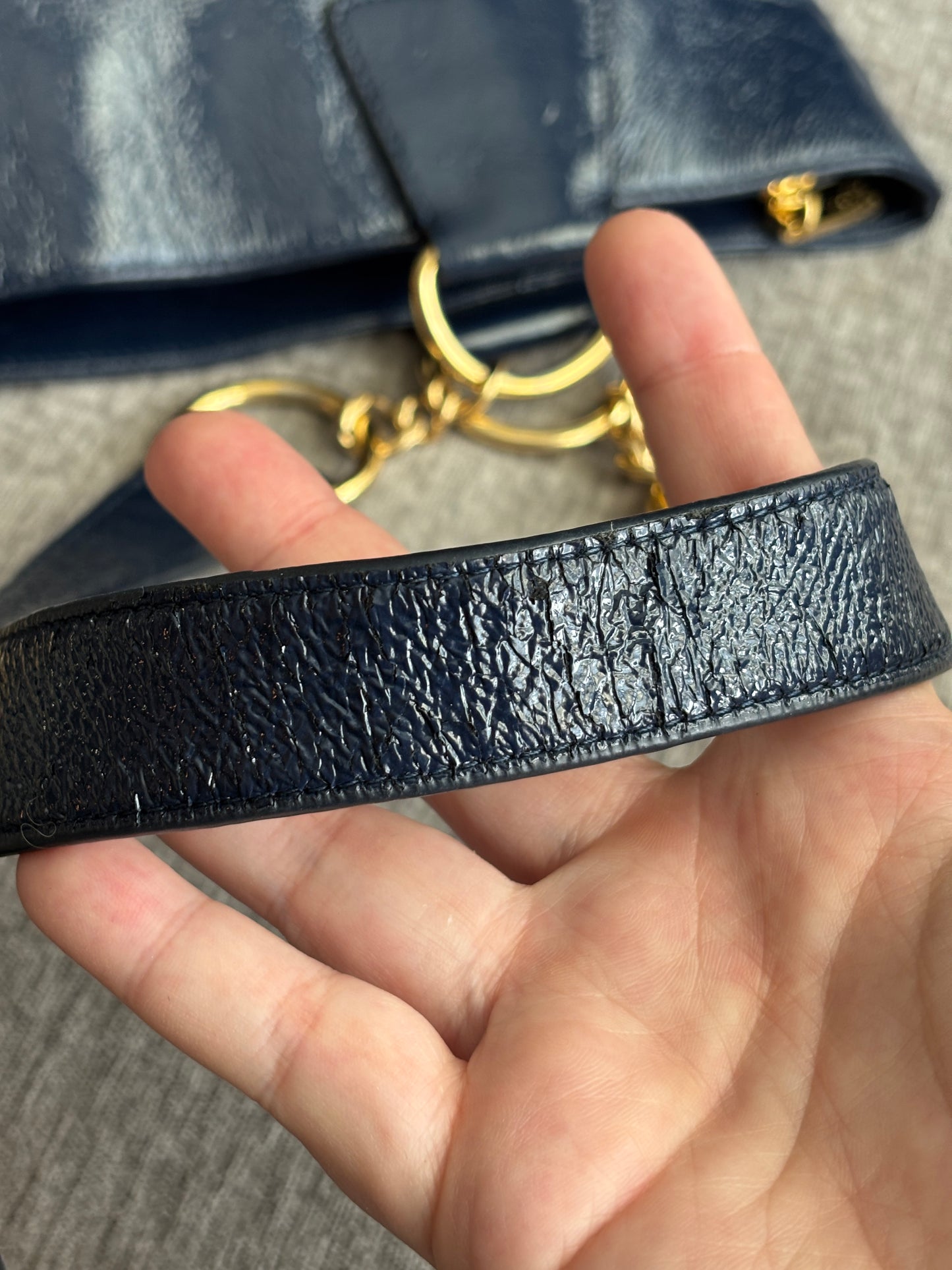 HOBO Navy Blue Large Tote