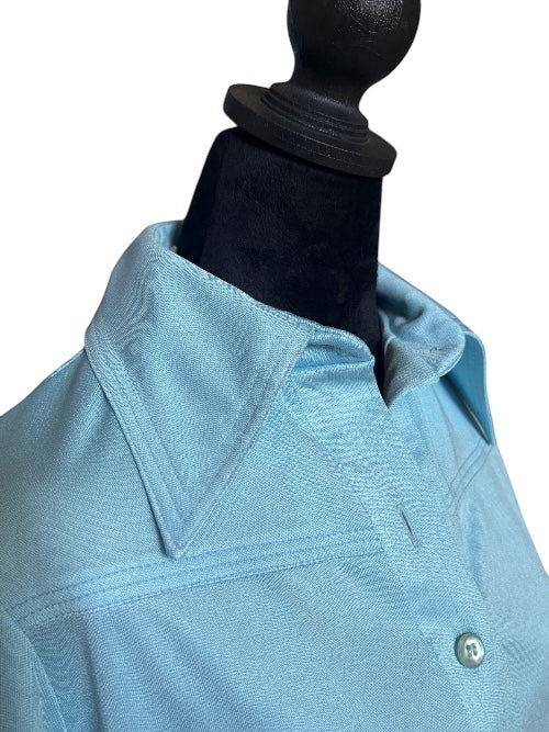 Vintage Paul of California Blue Shirt Dress