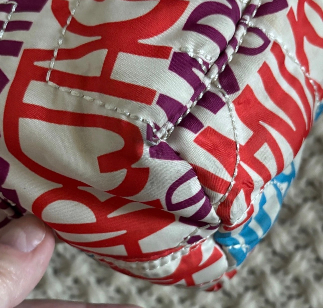 Marc Jacobs Colorful Canvas Hobo