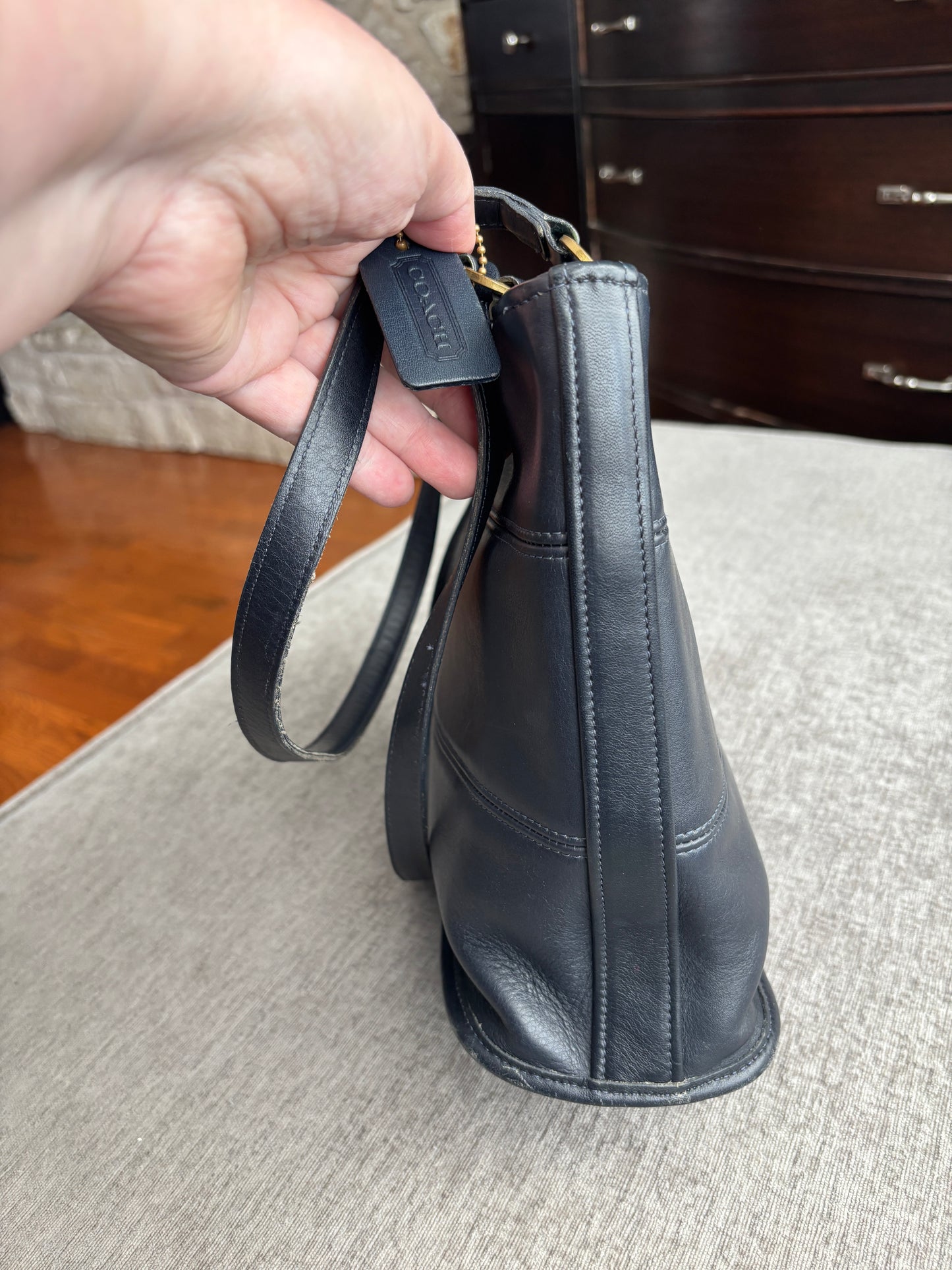 Vintage Coach Tribeca, Black