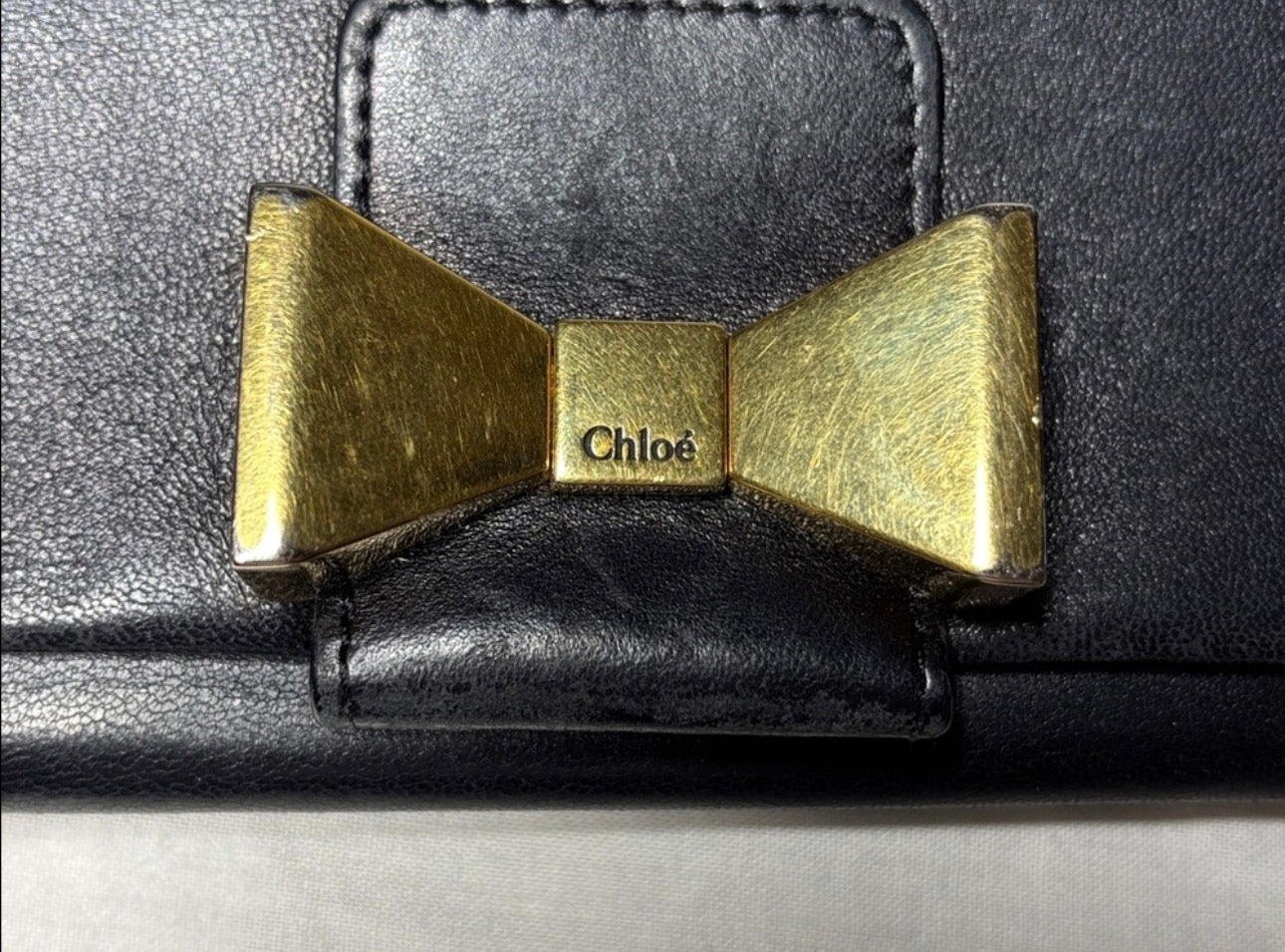 Authentic Chloe Black Leather Wallet