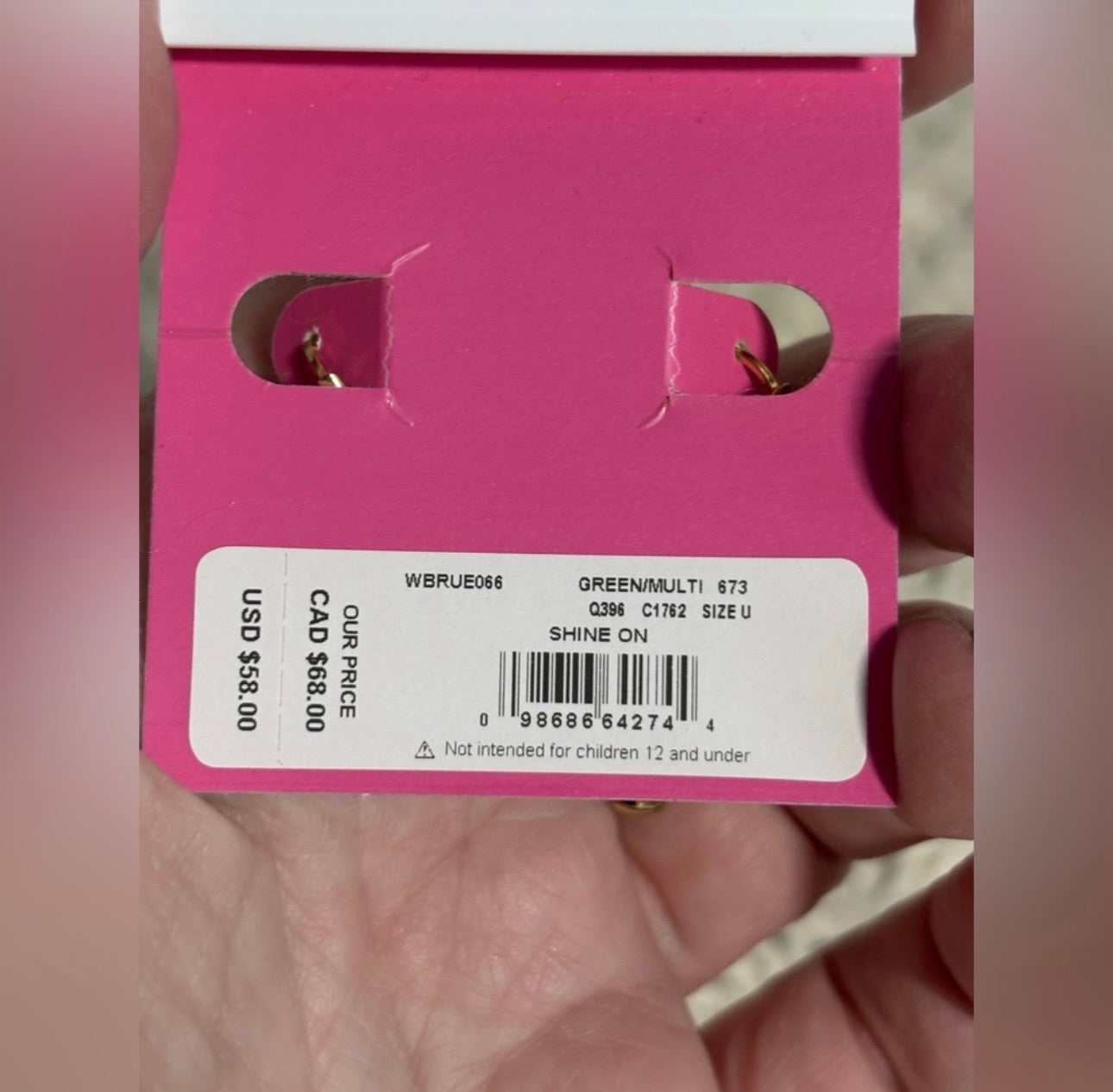 NWT Kate Spade Shine On Earrings