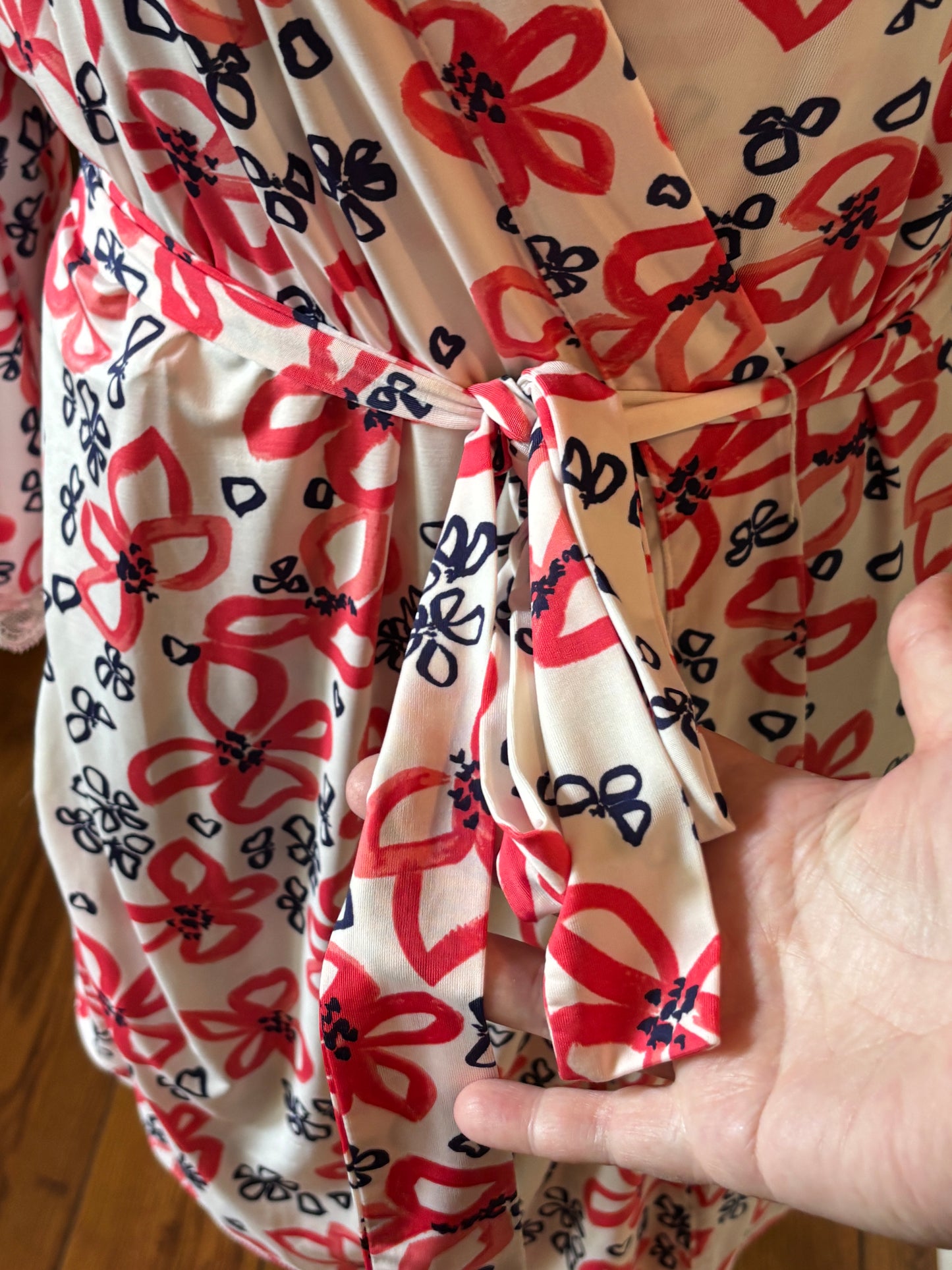 Oscar de la Renta Pink Label Robe and Nightgown