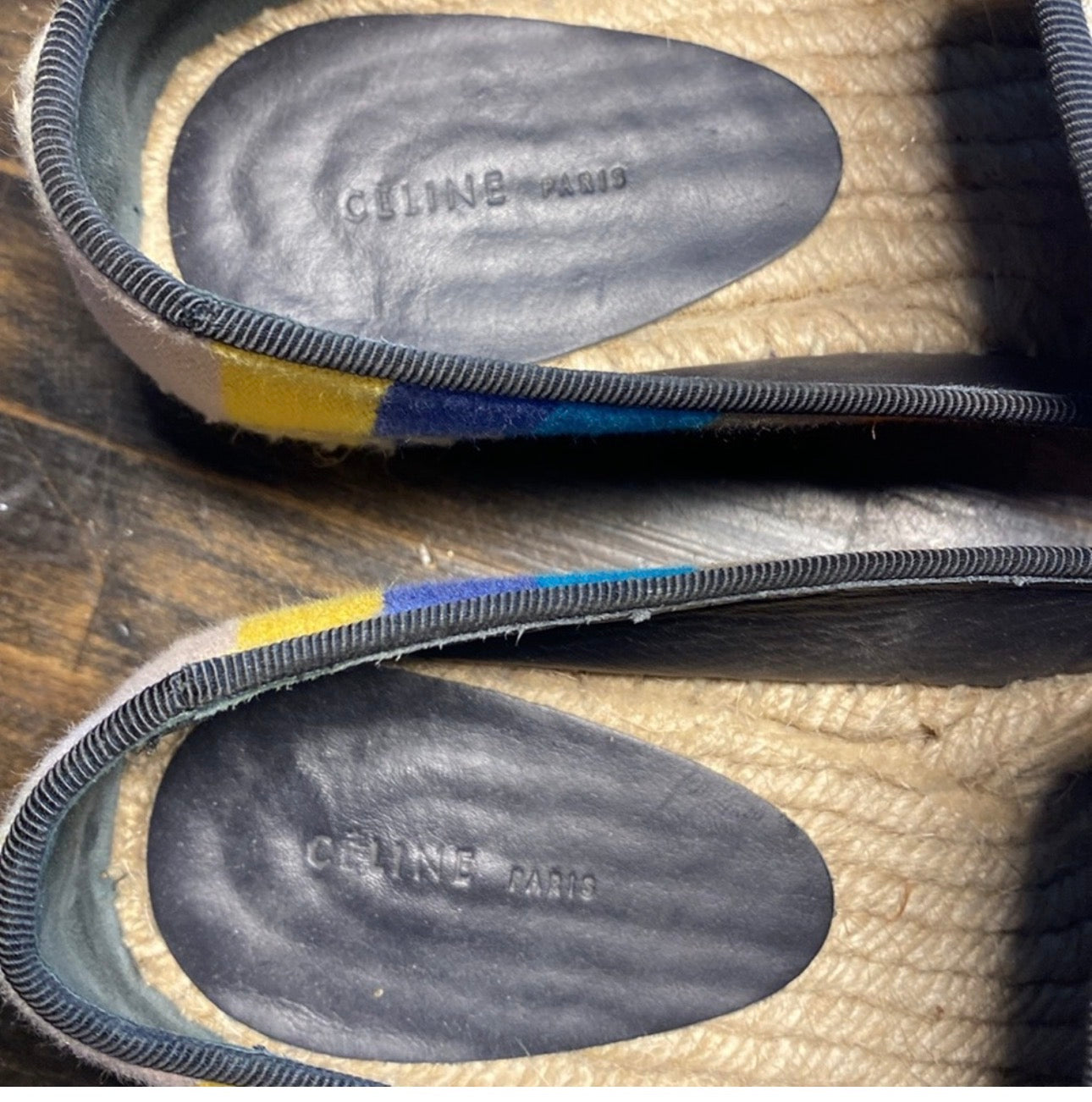 Celine Canvas Striped Espadrilles