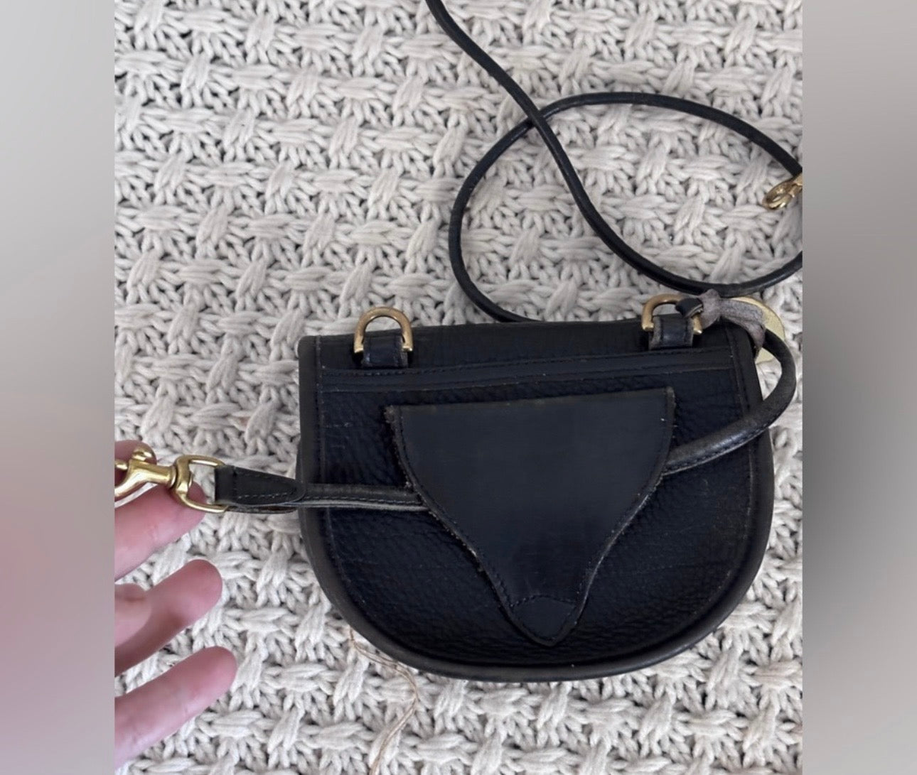 Vintage 1980’s Dooney & Bourke Mini Calvary Belt Bag