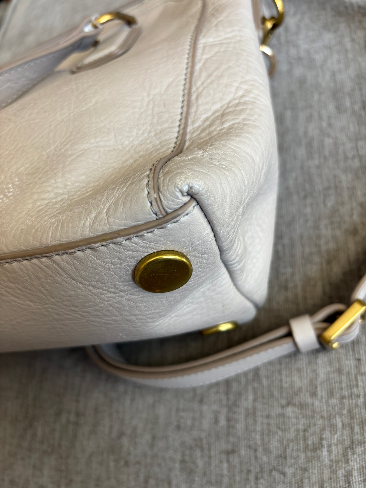 EUC Fossil Taupe Bag with Removable Long Strap