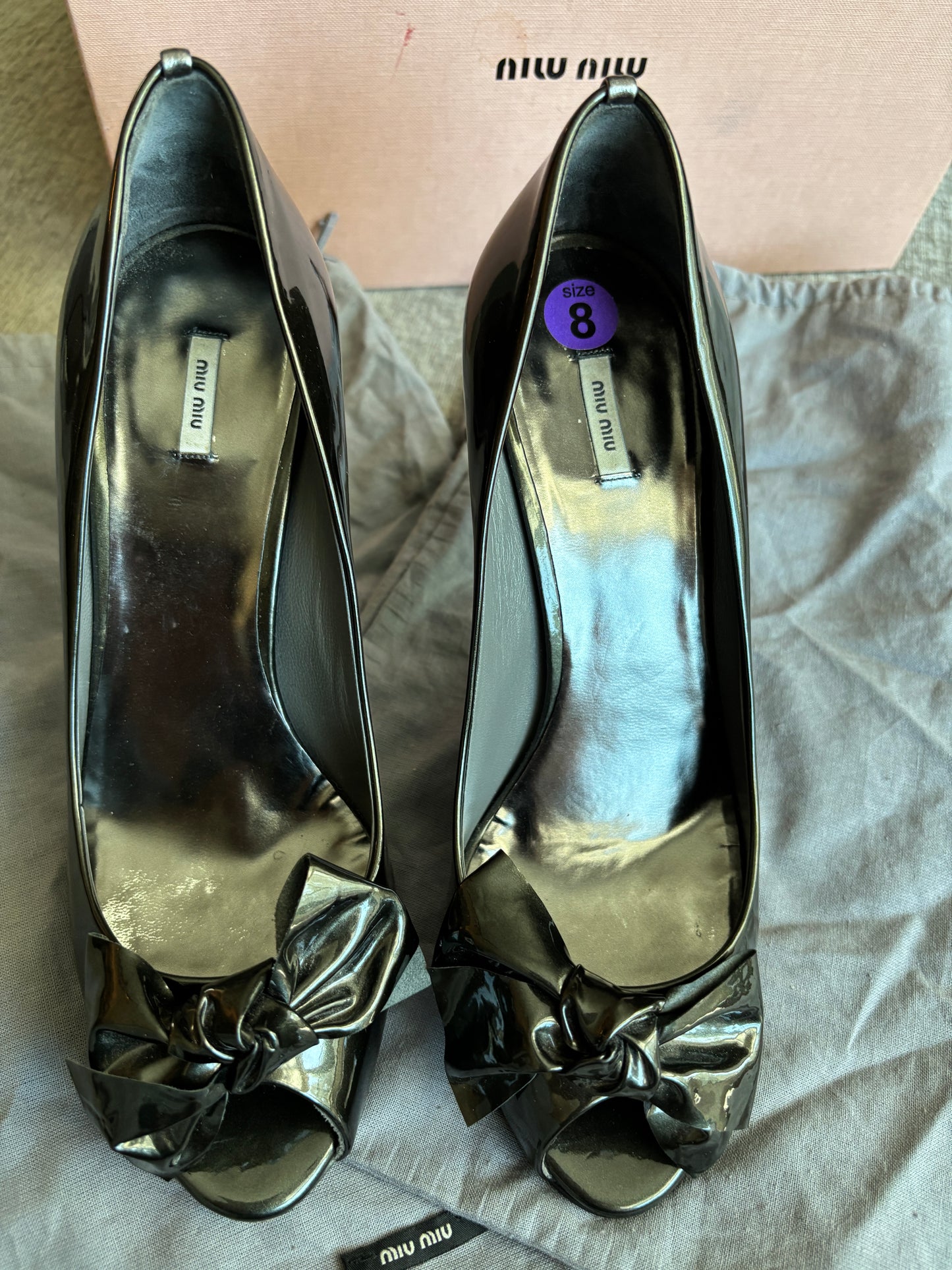 MIU MIU Patent Leather Pumps