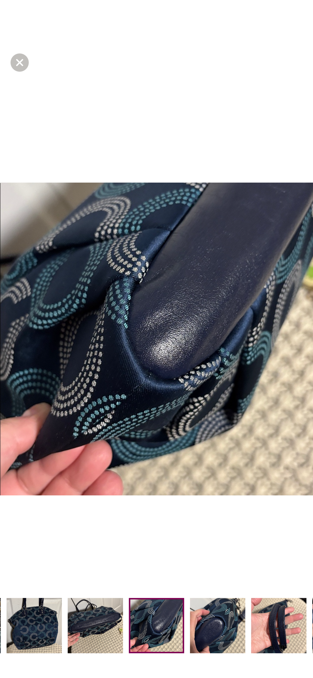 Coach Ashley Dotted Op Art North South Satchel