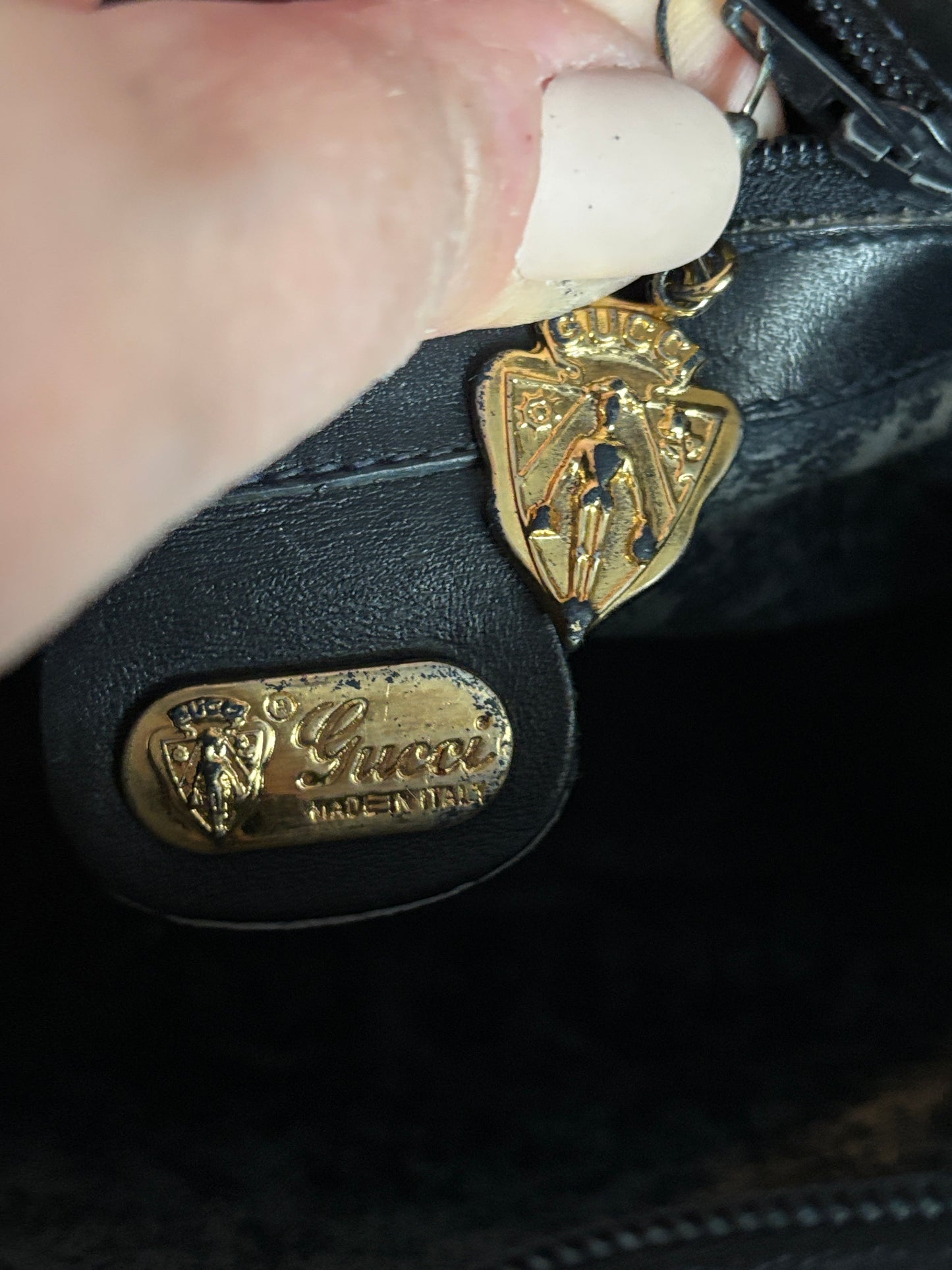 Vintage Gucci Micro GG Crossbody Bag