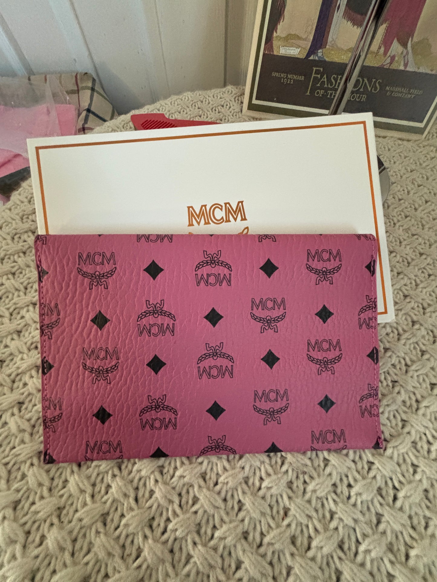 New in Box MCM Envelope Clutch