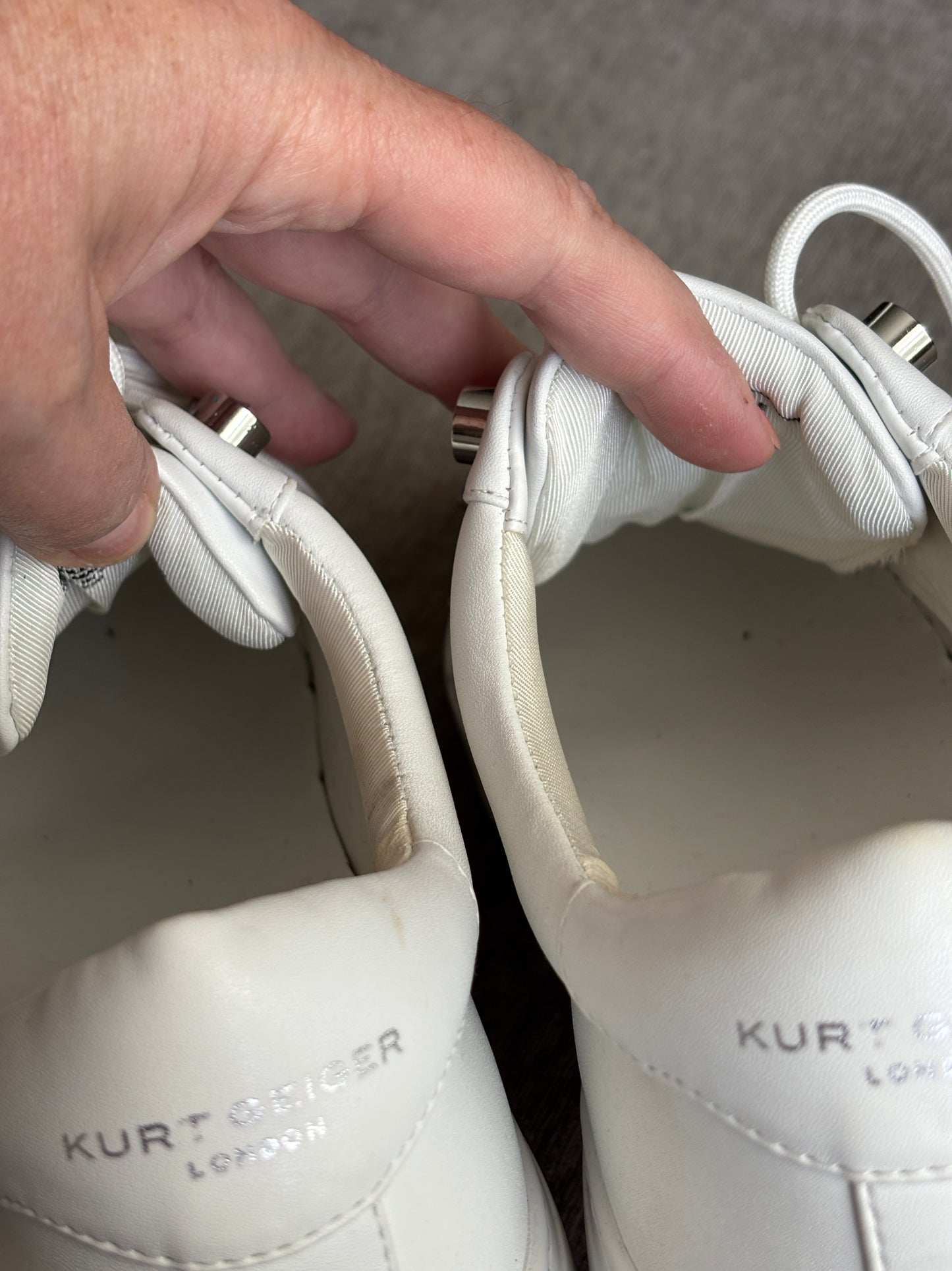 EUC Kurt Geiger London Liviah Chunky Rainbow Sneakers