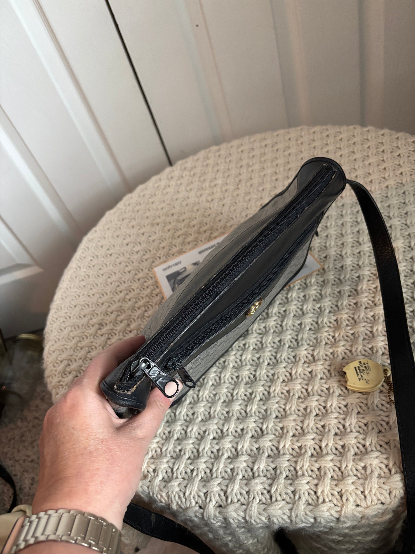 Vintage Gucci Micro GG Crossbody Bag
