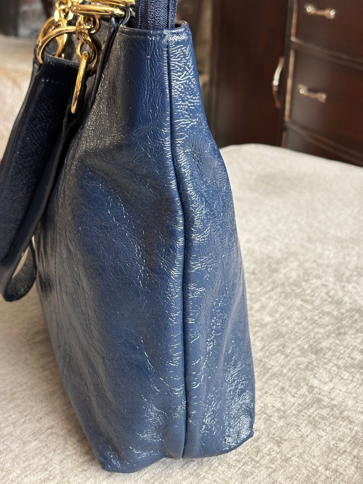 HOBO Navy Blue Large Tote
