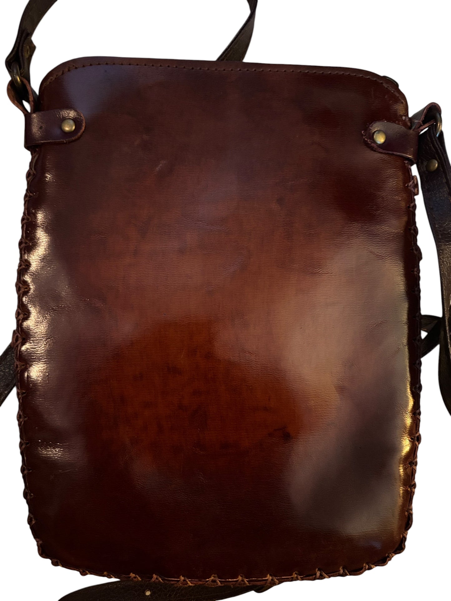Vintage Handmade Leather Crossbody