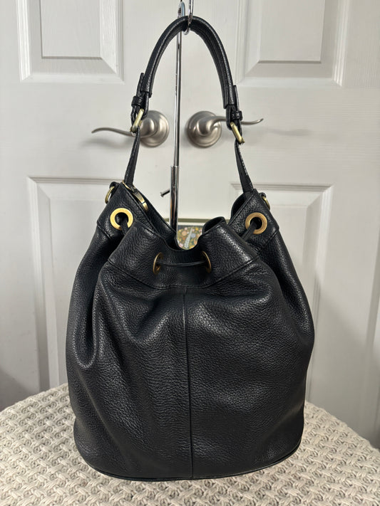 Boden Leather Bucket Bag
