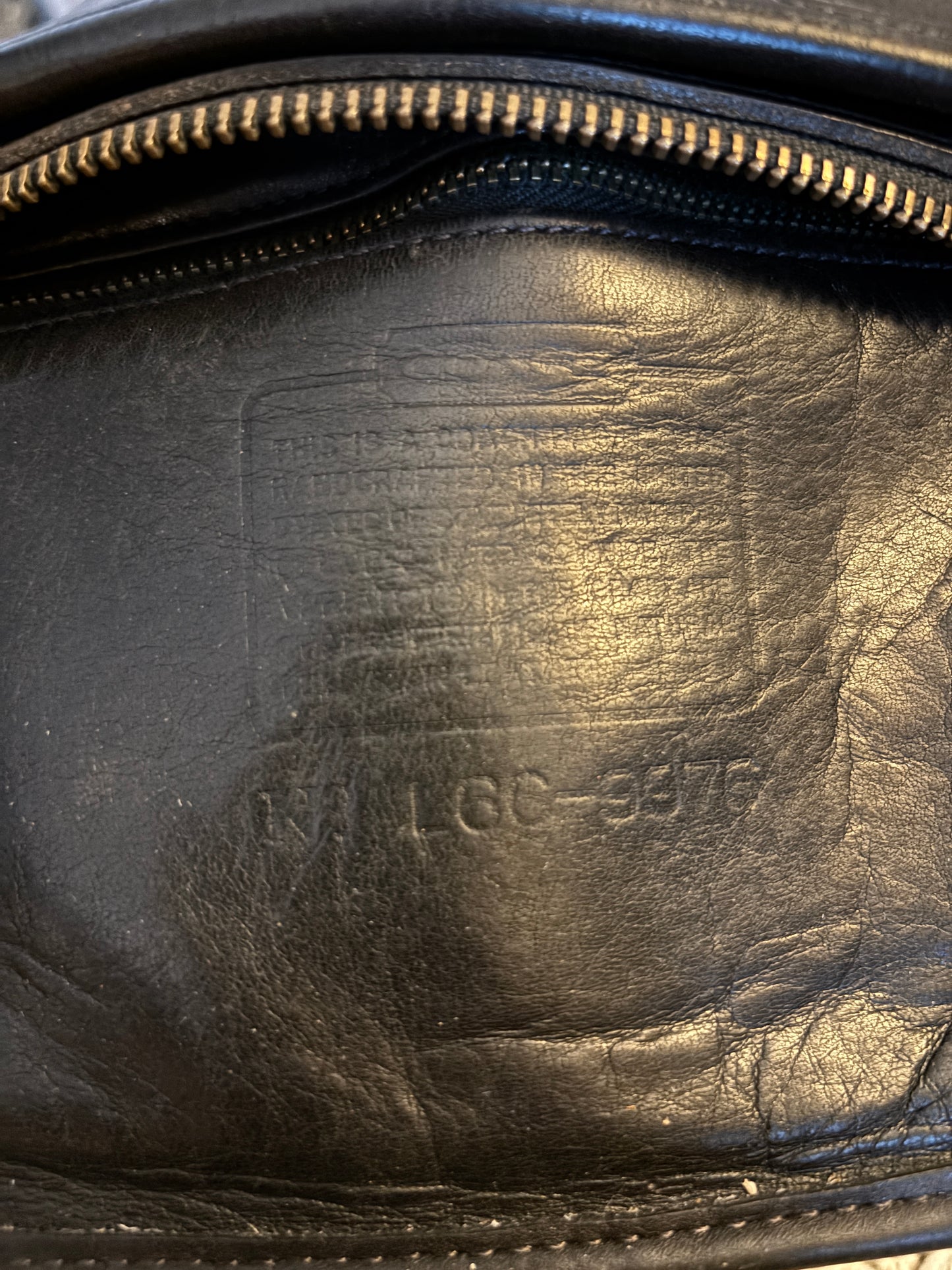 Vintage Coach Anderson Zip, Black