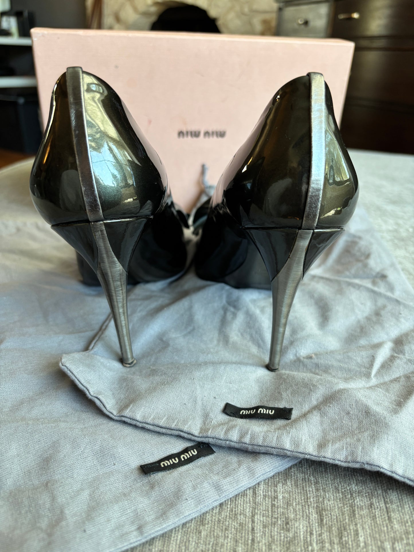 MIU MIU Patent Leather Pumps